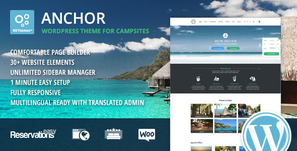 Anchor – WP Theme with Reservation System (Travel)