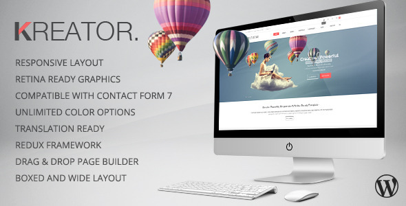 Kreator – Multipurpose WordPress Theme (Portfolio)